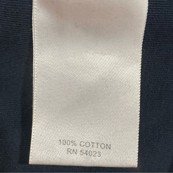 Banana Republic 100% Cotton Navy Quarter-Zip Pullover Sweater size XL - Picture 4 of 4